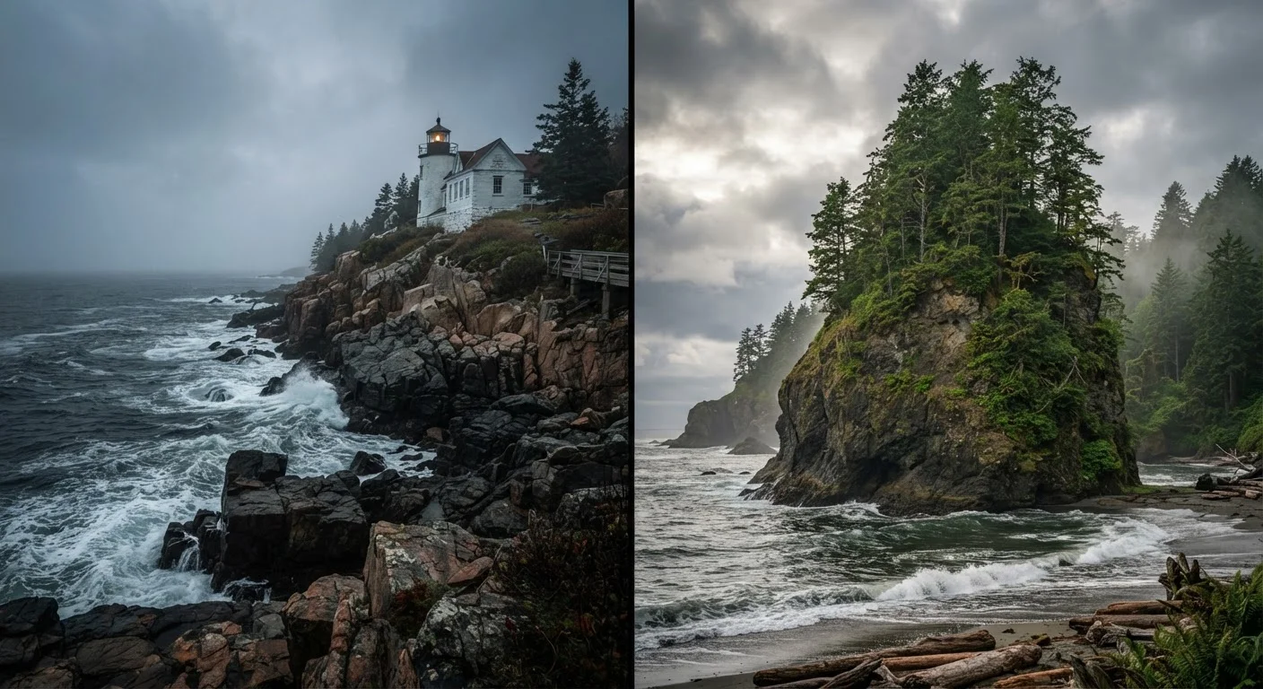 Coastal New England vs. the Pacific Northwest: Two Very Different Kinds of Rugged