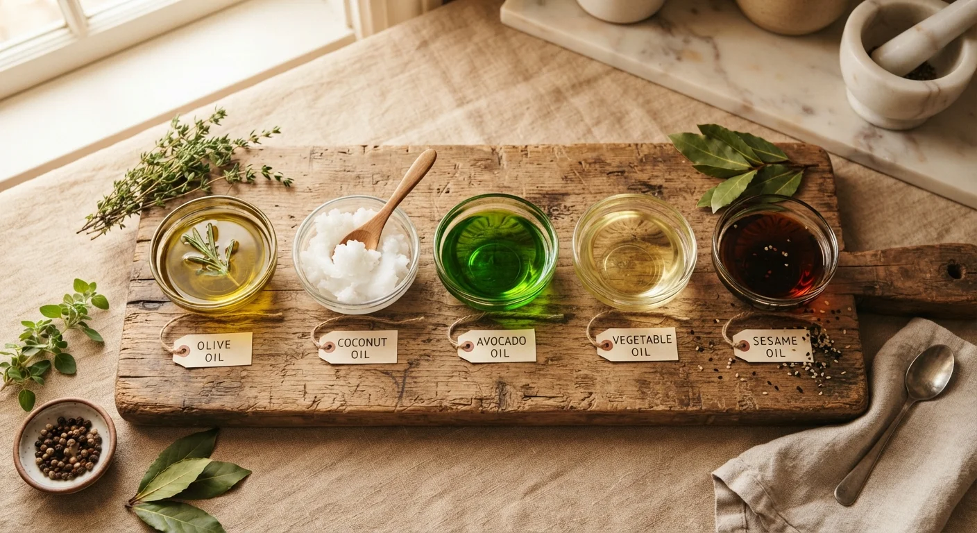 Cooking Oils Compared: Smoke Points, Flavor, and Best Uses