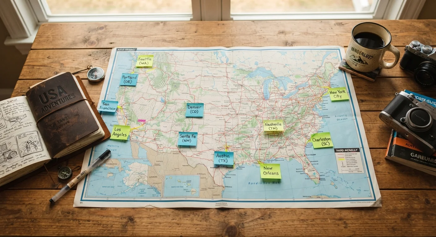 Destination Planning Checklist for a Multi-Stop US Trip