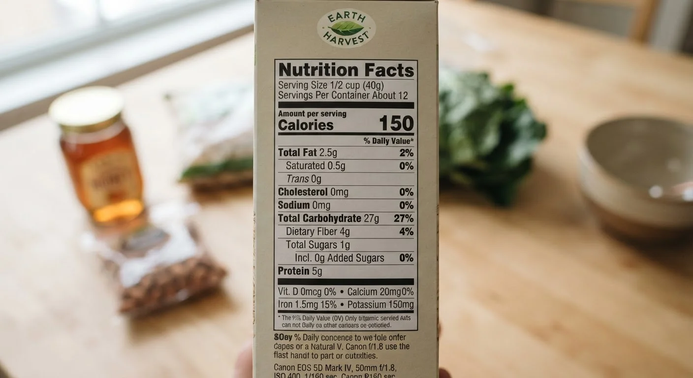 Reading a Nutrition Label Without Getting Lost