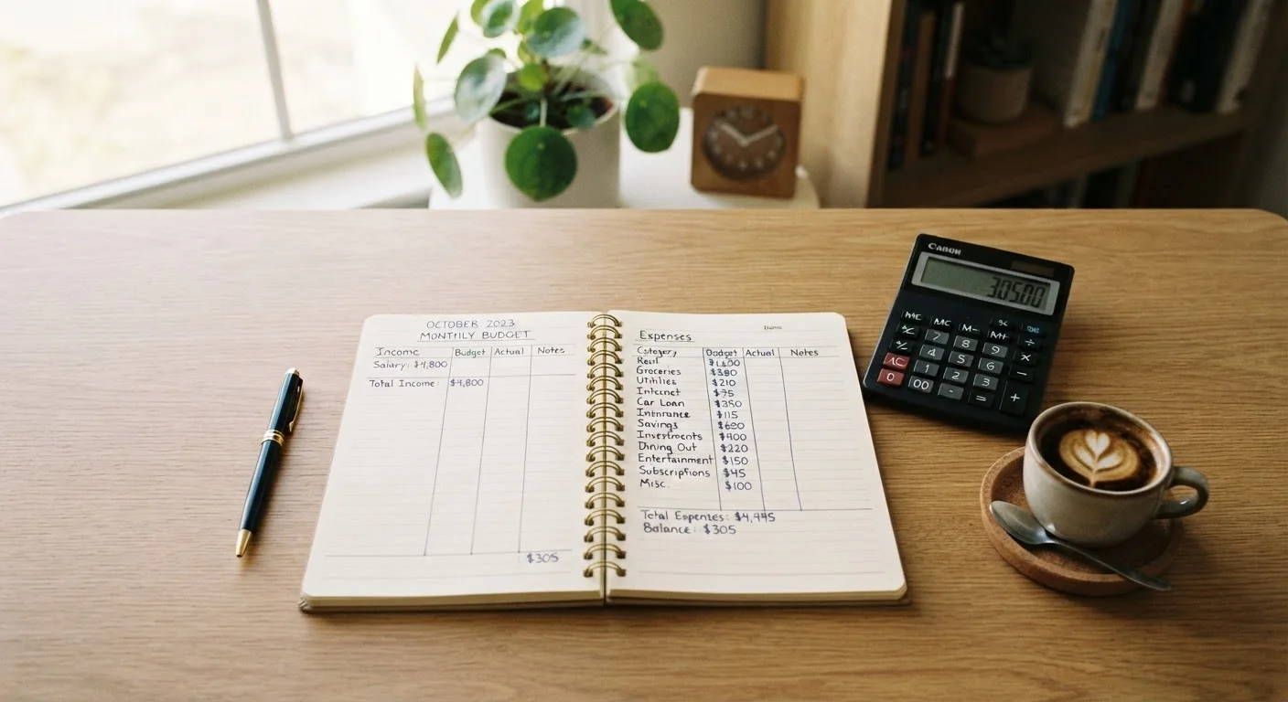 Setting Up a Monthly Budget You'll Actually Stick To