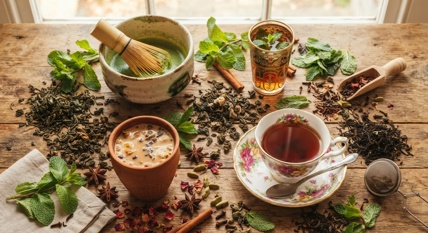 Tea Across Cultures: How the Same Leaf Became a Thousand Different Drinks