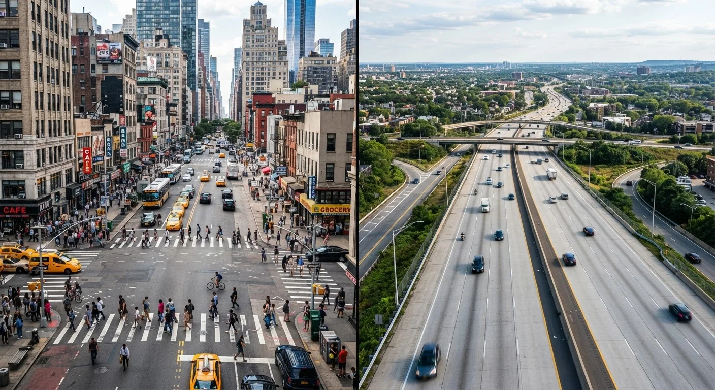 Urban Driving vs. Highway Driving: How the Rules of Attention Change