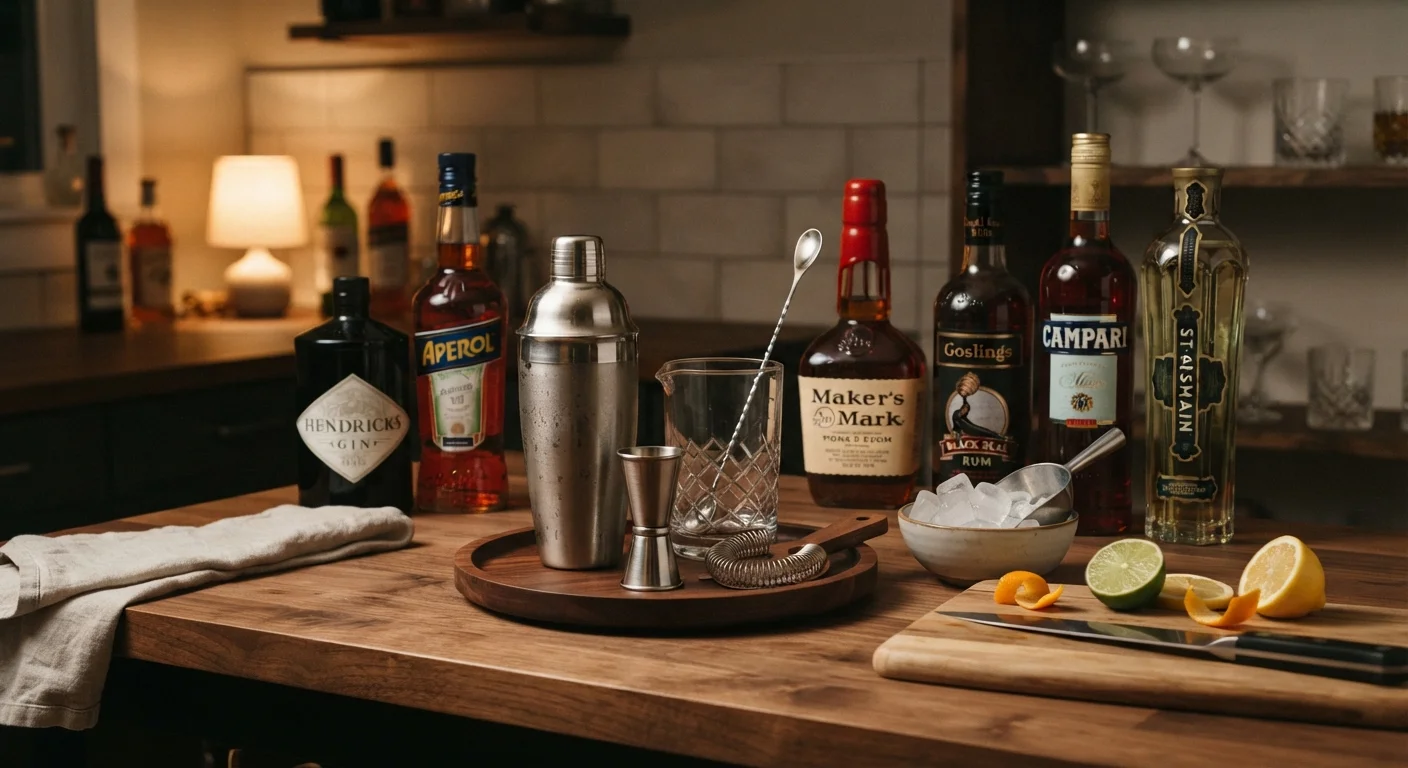 Your First Home Bar: What You Actually Need to Get Started